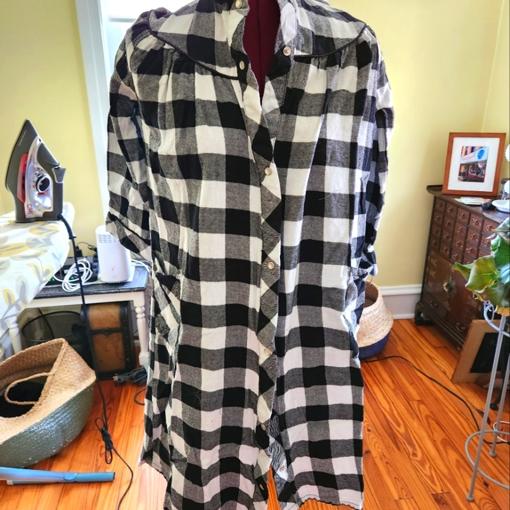 Cozee Corner flannel dressing gown nightdress